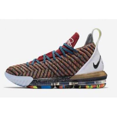 Nike Erkek Lebron 16 Renkli Basketbol Ayakkabısı Türkiye - E2JU07FS